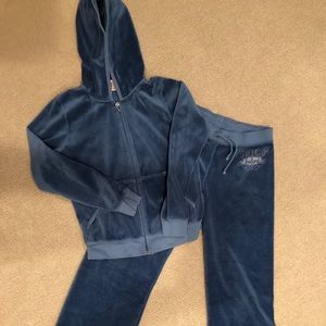 Juicy couture velour track suit - kids size 14